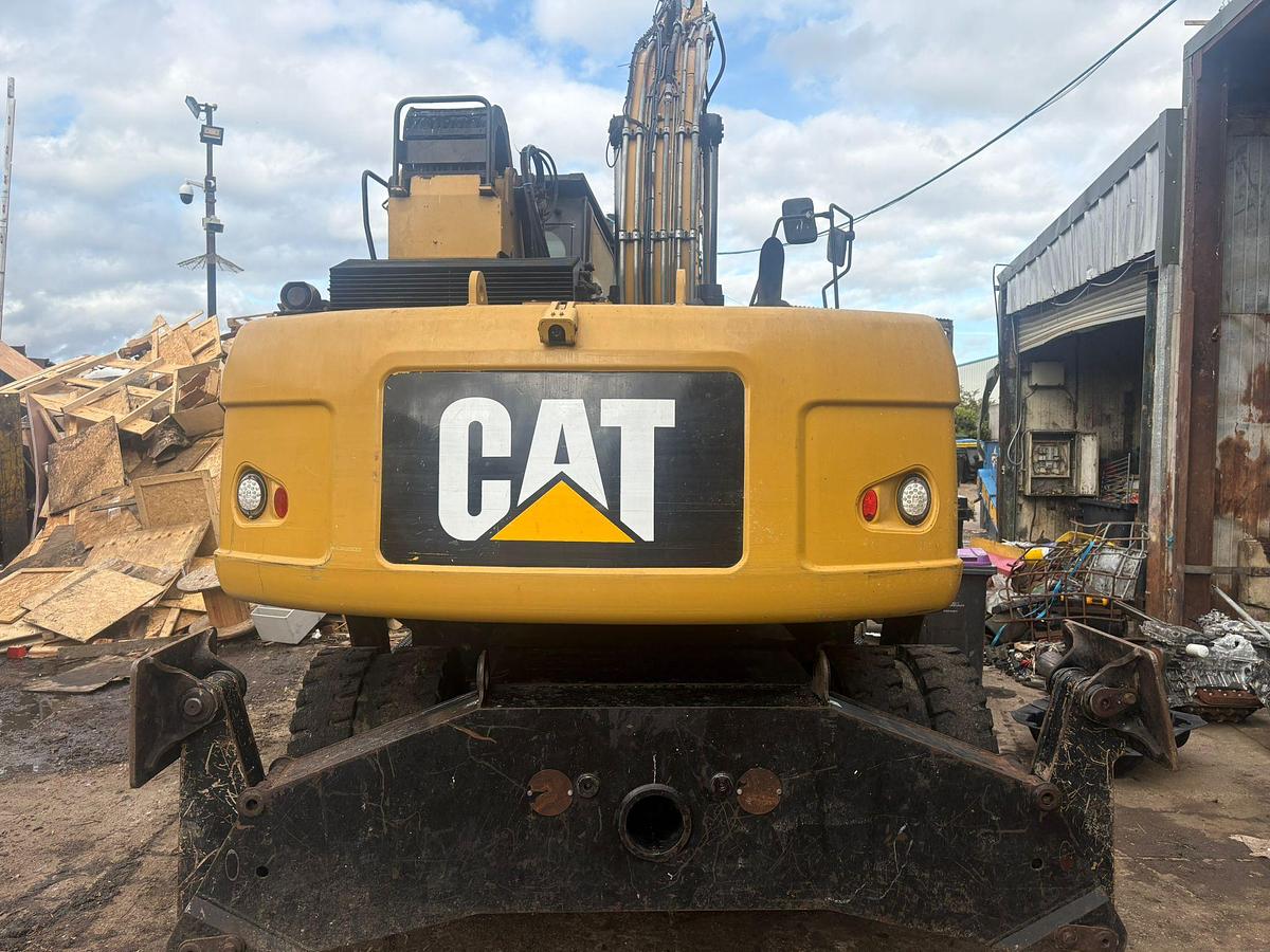 Used 2013 CAT Caterpillar M318D MH Wheeled Excavator 