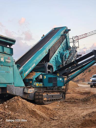Used Powerscreen Chieftain 2100X 3 Deck Inclined Screen Screener