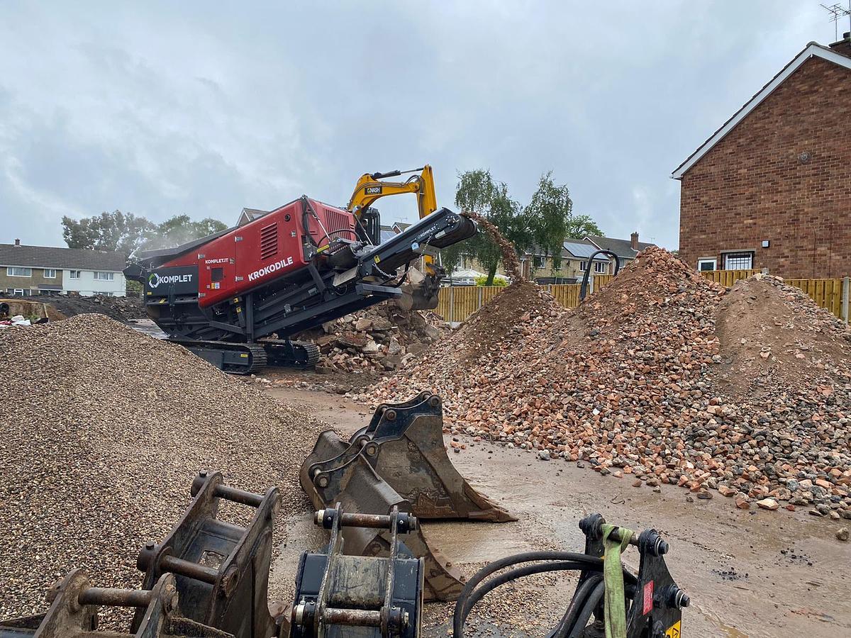 Used 2022 Komplet Krokodile Tracked Slow-Speed Shredder