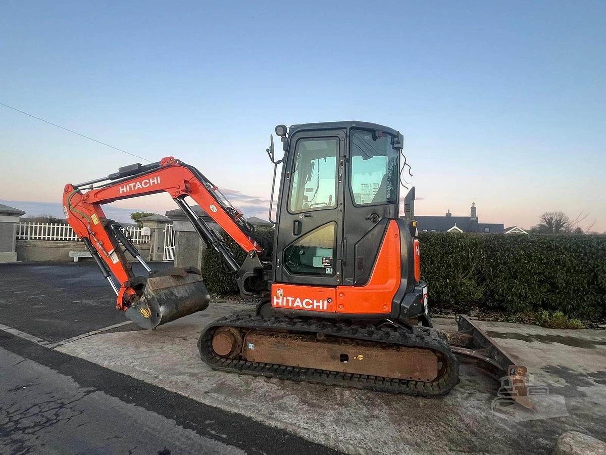 Used 2018 Hitachi ZX55U-5A Mini Excavator