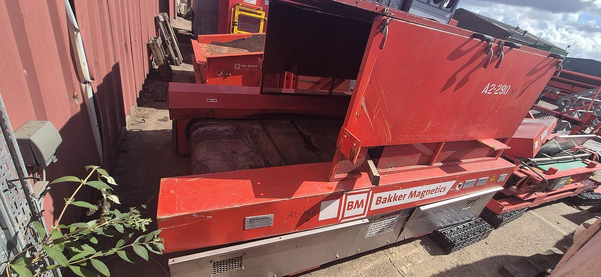 Used 2008 Bakker Magnets  Eddy Current Separator