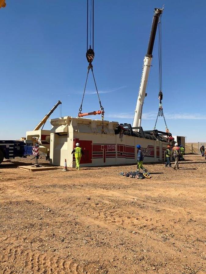 Used 2019 Terex MDS M820 Tracked Trommel Screen Screener