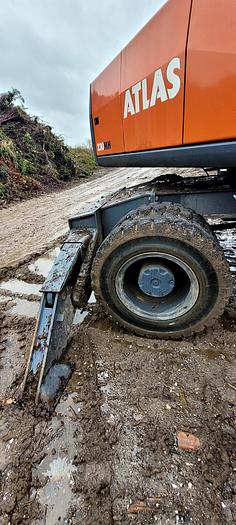 Used 2011 Terex Atlas 230MH with waste grab