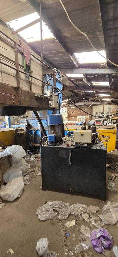 Used Picking Station  with twin ran baler