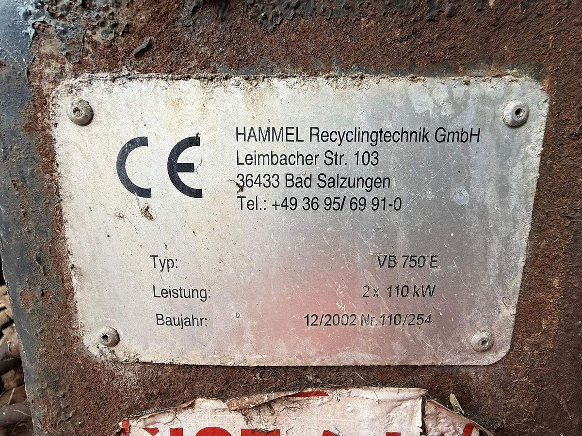 Used 2002 Hammel VB 750 Electric