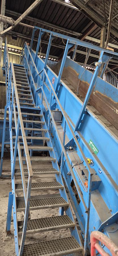 Used PAAL DONKON 500 Fully Automatic Baler & Cross Wrap Wrapping System