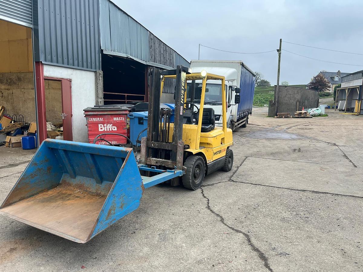 Used 1994 Hyster 2.50 Container Spec Forklift Truck 