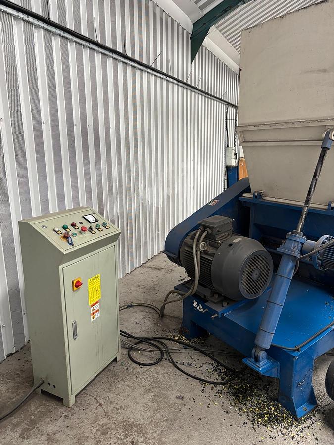 Used 2016 3E Machinery WT40100 PC4280R Single-shaft Shredder & Granulator Full Plant