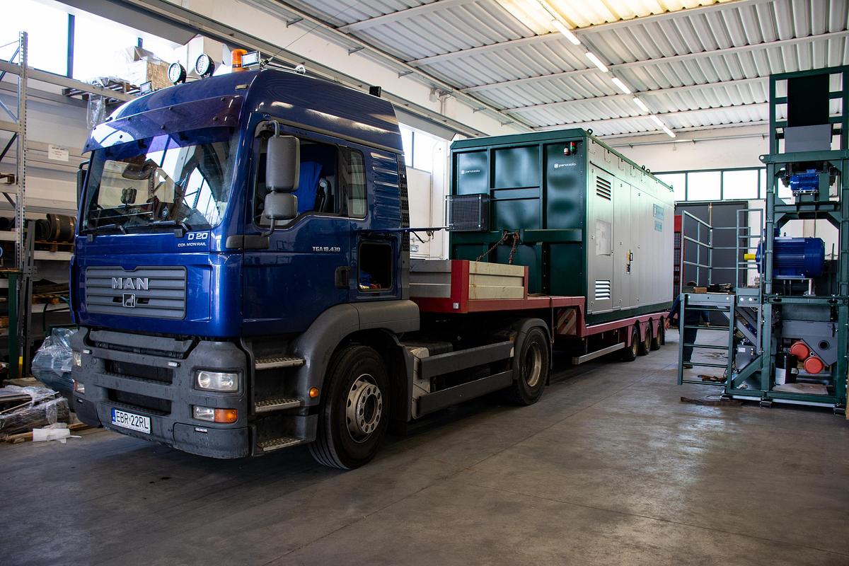 Panizzolo Flex 800 Mobile Drum Hammer Mill