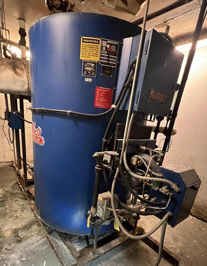 Used 2017 Hurst Boiler & Welding Co 4VT-G-40-150 VT Cyclone Steam Boiler