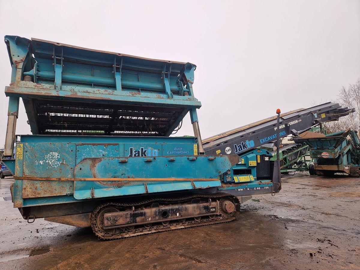 Used 2017 Powerscreen Powertrack 750 Tracked Scalping Screen Screener