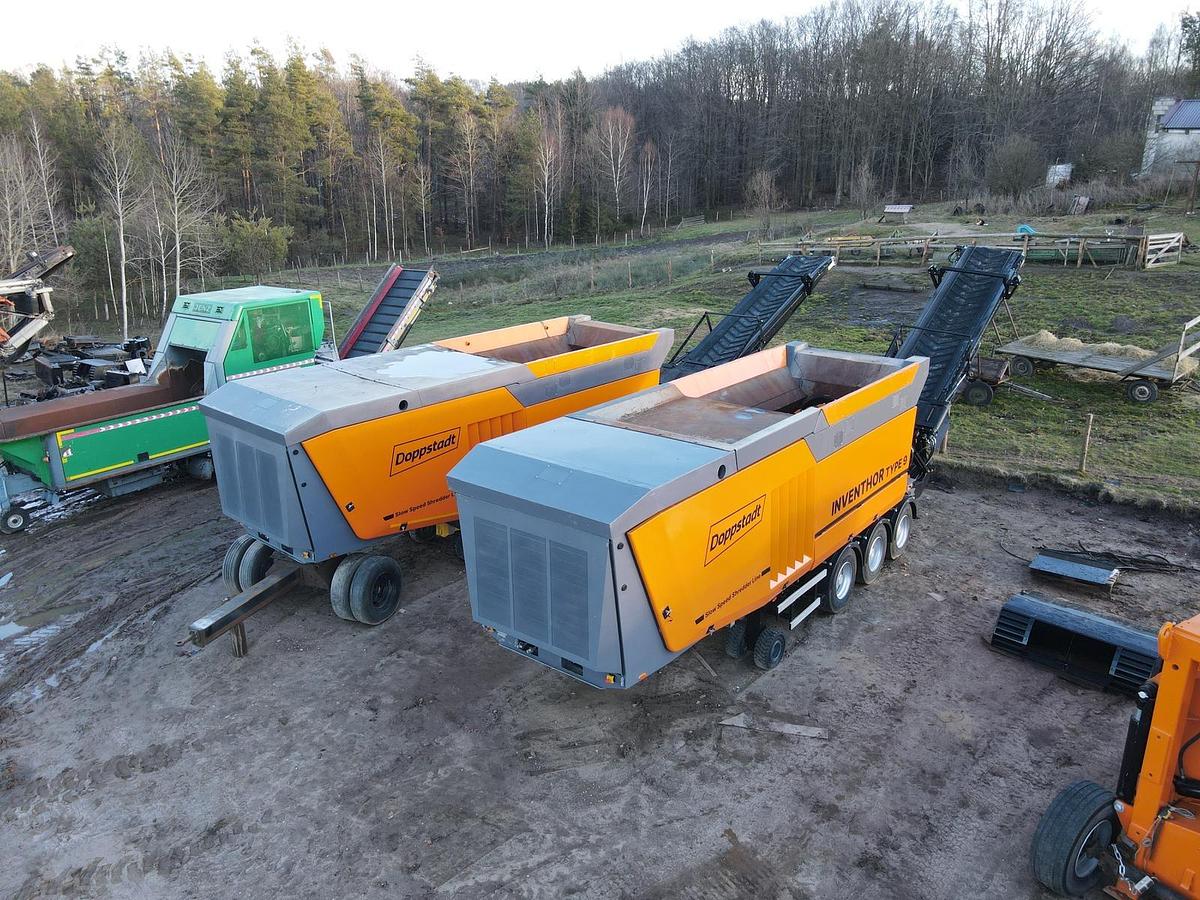 Used 2020 Doppstadt Inventhor 9 SA Slow-speed Shredder