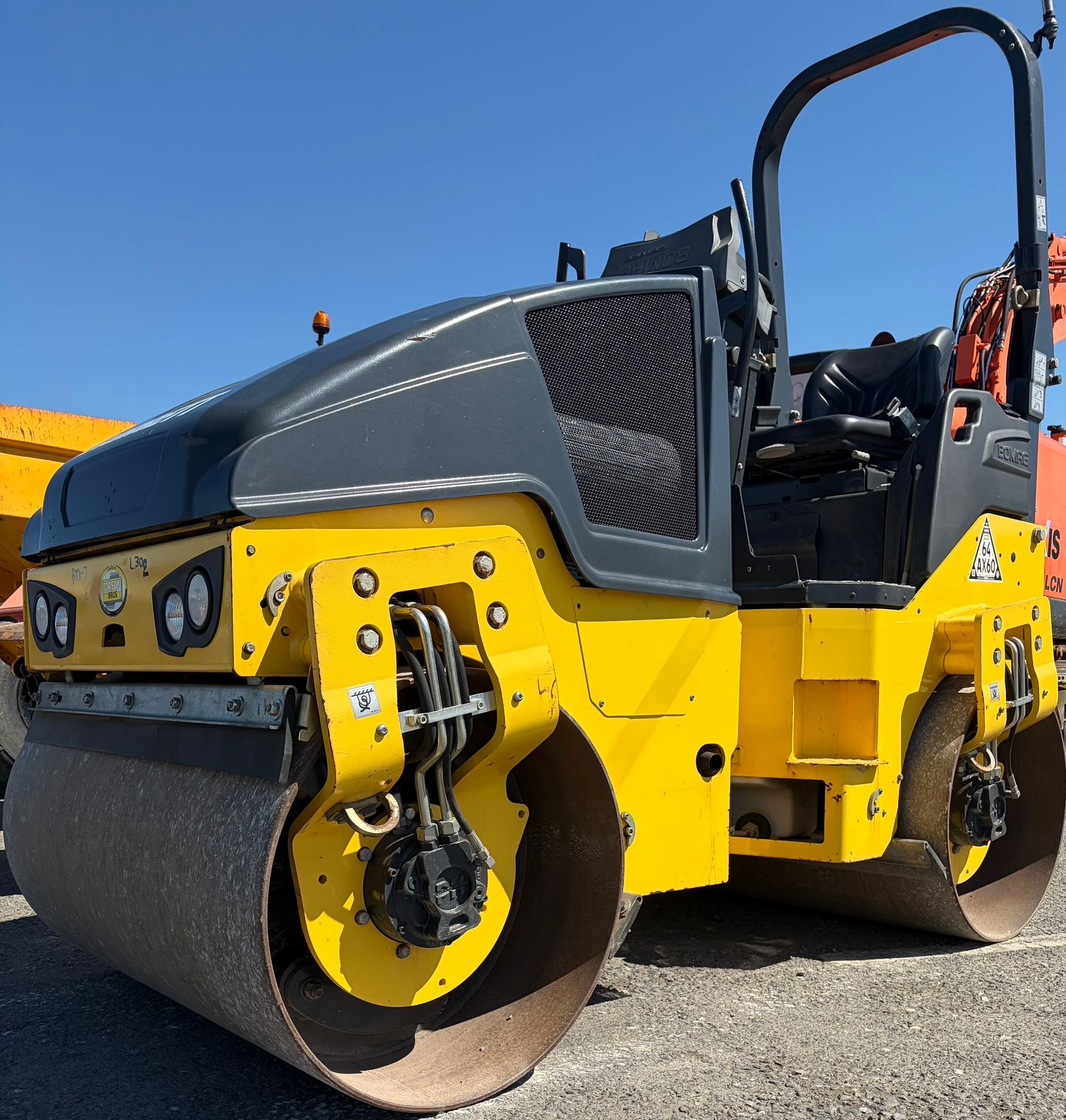 Used 2019 Bomag BW 120 AD-5 Tandem Roller Compactor
