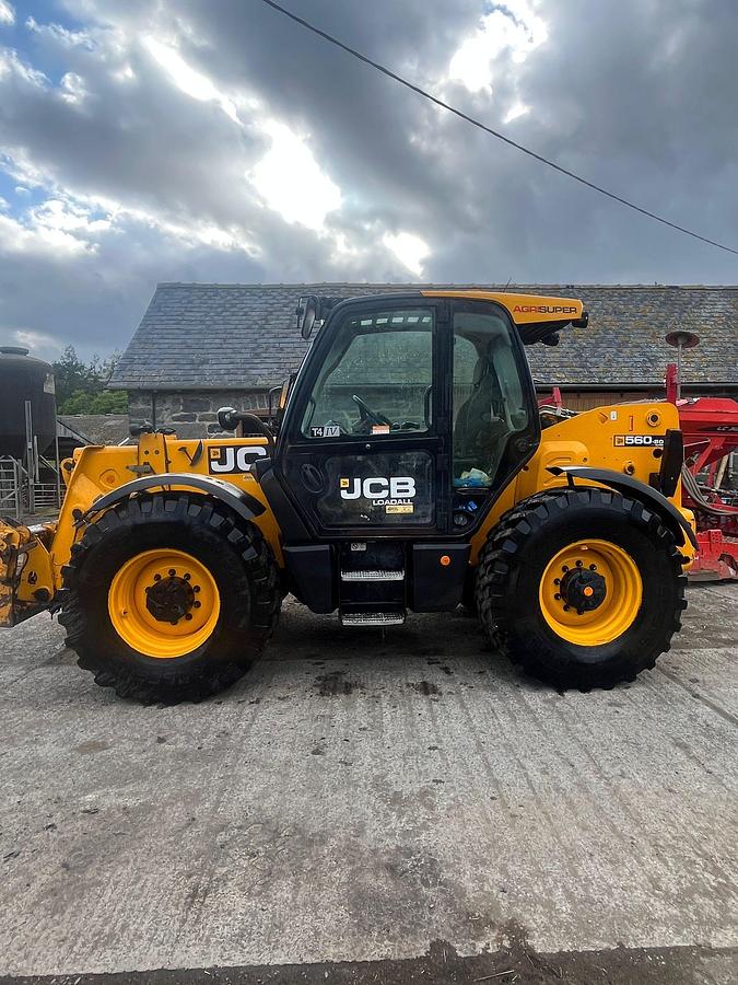 Used 2017 JCB 560-80 Agri Telehandler