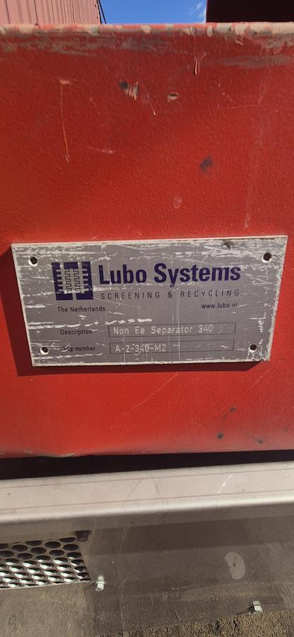 Used 2008 Bakker Magnets  Eddy Current Separator