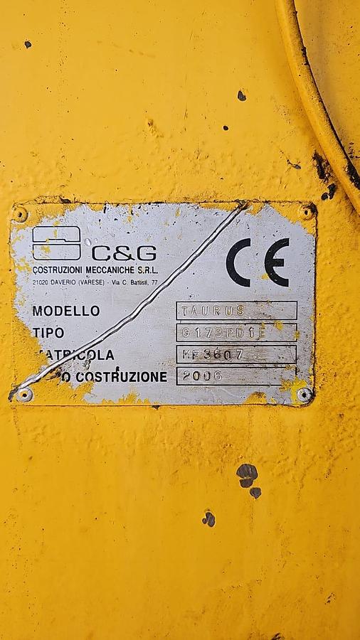 Used 2006 C&G Taurus Metal Shear W/Generator