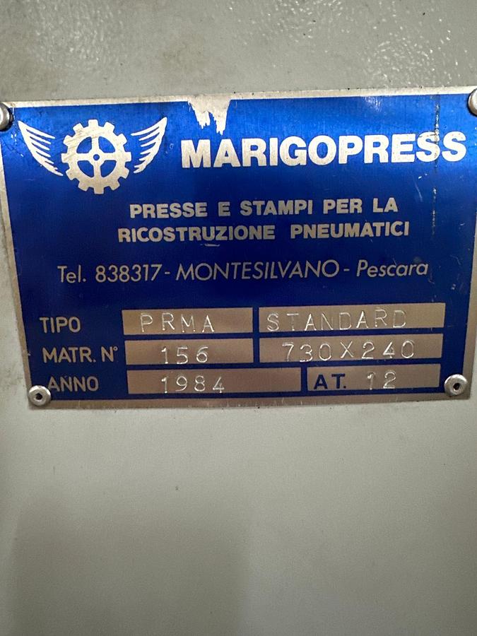 Used Tyre Retreading PCR & TBR Presses Full Plant