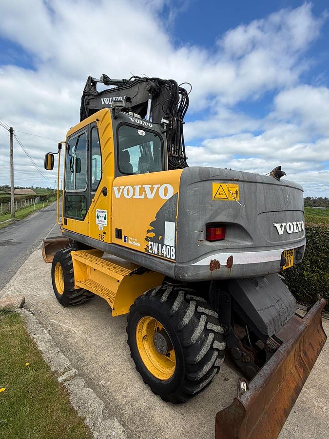 Used 2006 Volvo EW140B Wheel Wheeled Excavator