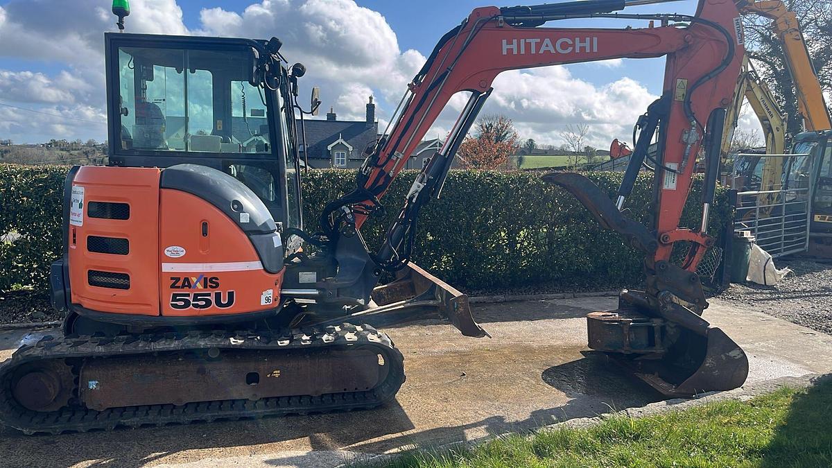 Used 2018 Hitachi ZC 55-U-5 Excavator 