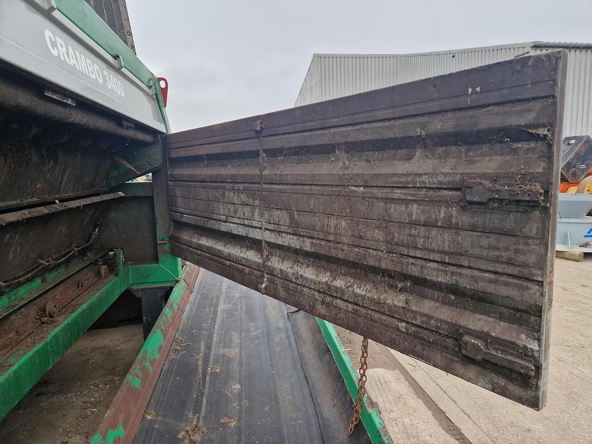 Used 2008 Komptech Crambo 3400 E Electric Twin-shaft Slow-speed Static Shredder