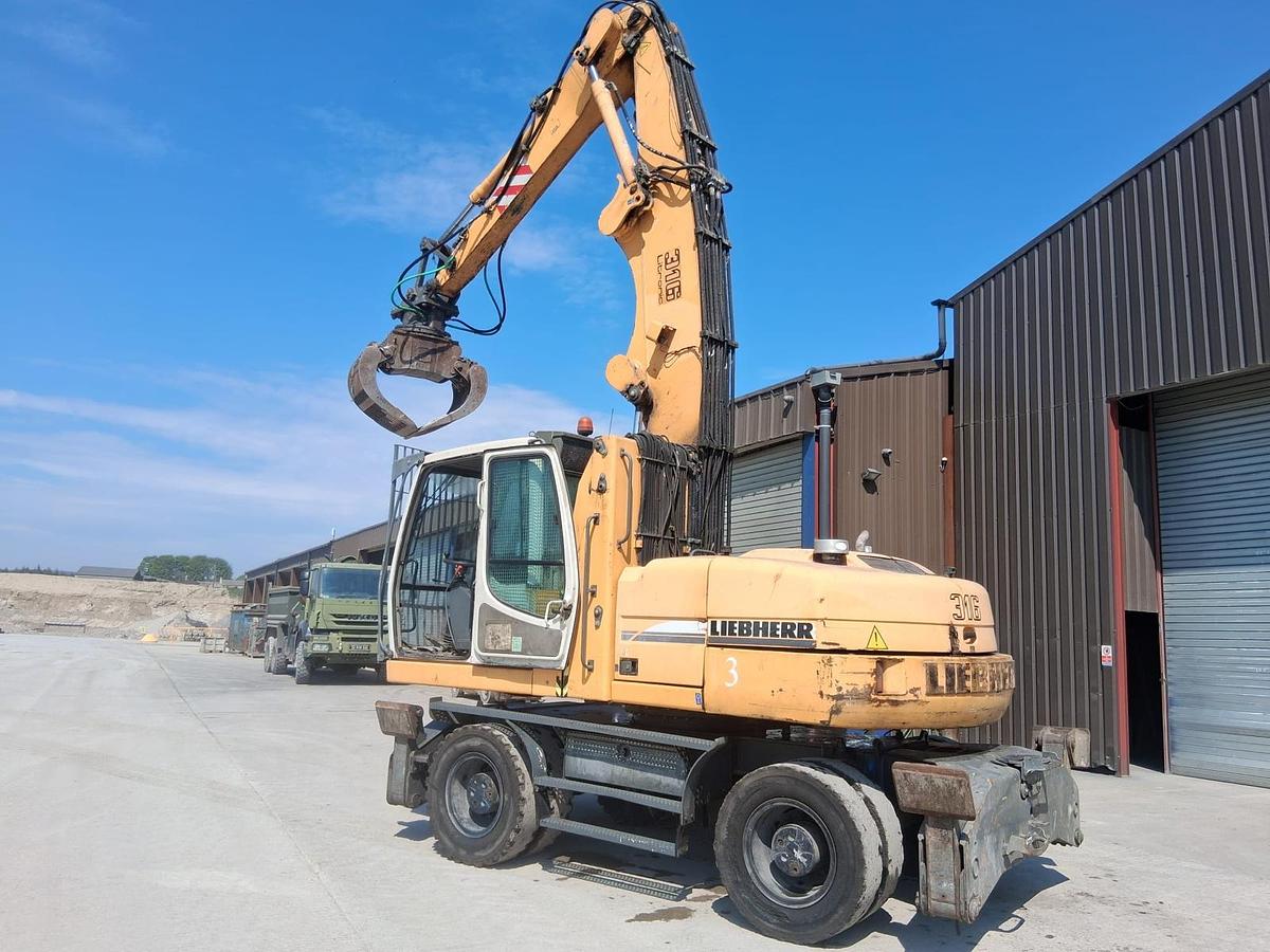 Used 2006 Liebherr A316 Litronic Wheel Wheeled Excavator