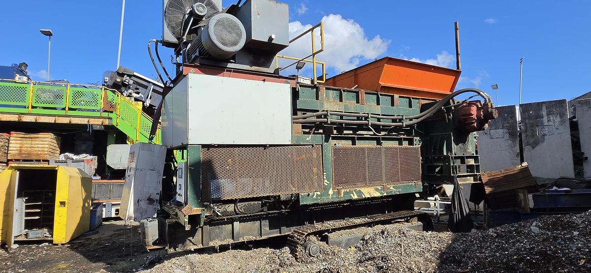Used 2020 Mobile Tracked Electric Single-shaft Shredder