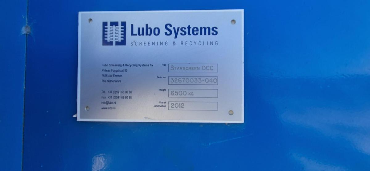 Used 2012 Lubo Systems Starscreen OOC Star Screen Screener 