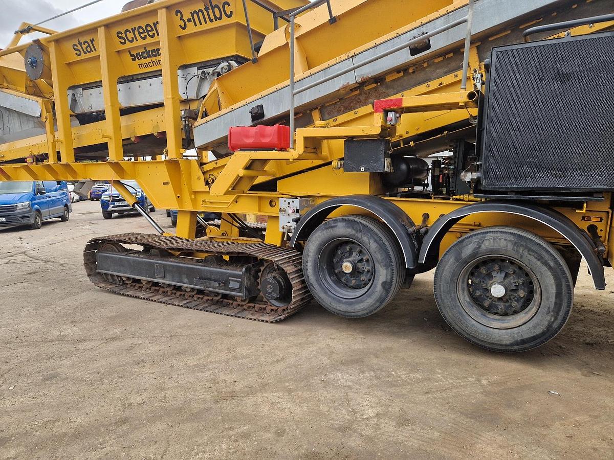 Used 2012 Backers 3-MTBC 3 Fraction Tracked Star Screen