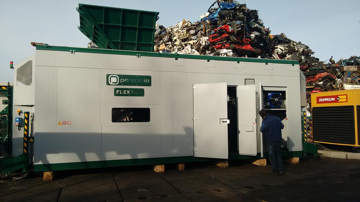 Panizzolo Flex 1000 Mobile Drum Hammer Mill