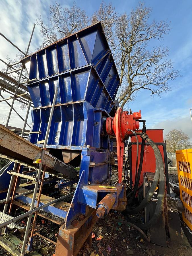 Used MTB 1700 Super Chopper Eldan 1200 Tyre Recycling Line