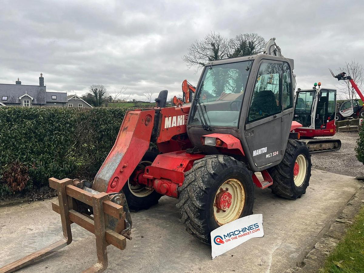 Used 2016 Manitou MLT524 Telehandler