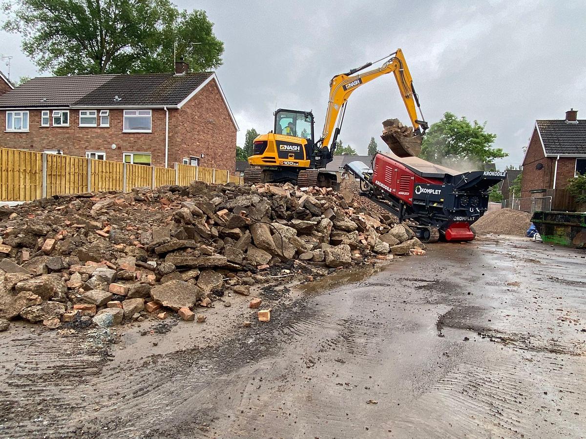 Used 2022 Komplet Krokodile Tracked Slow-Speed Shredder