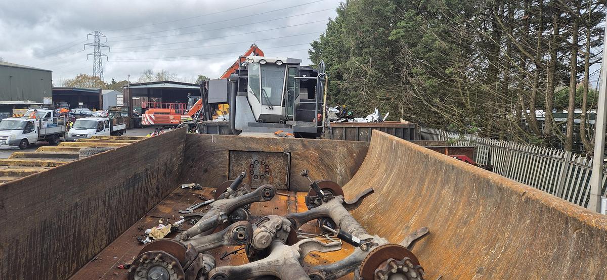 Used 2013 Lefort 900 Static Scrap Metal Shear Baler
