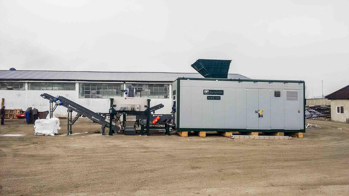 Panizzolo Flex 800 Mobile Drum Hammer Mill