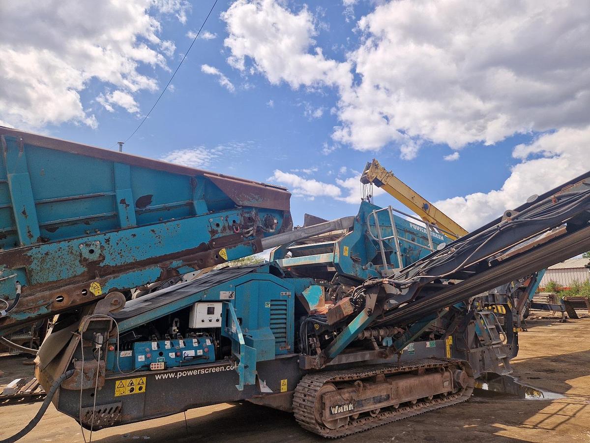 Used 2014 Powerscreen Warrior 1400X Tracked Screen Screener