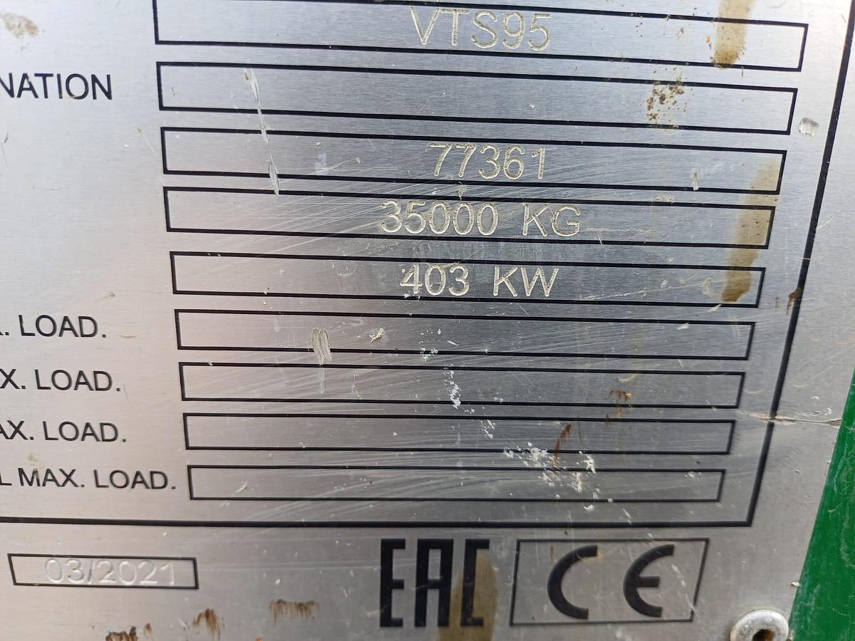 Used 2021 McCloskey VTS95 Twin-shaft Shredder