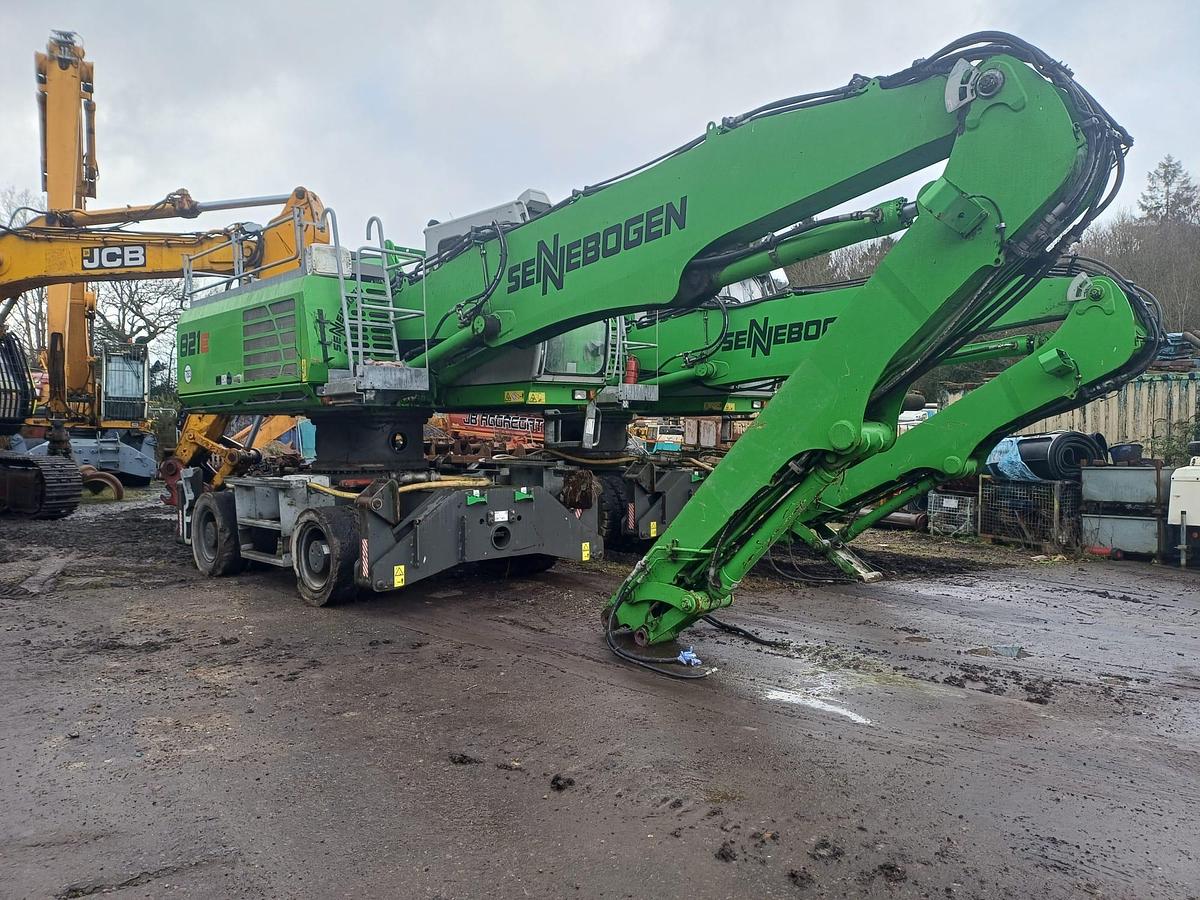 Used 2018 SENNEBOGEN 817 E Compact Waste Material Handler 