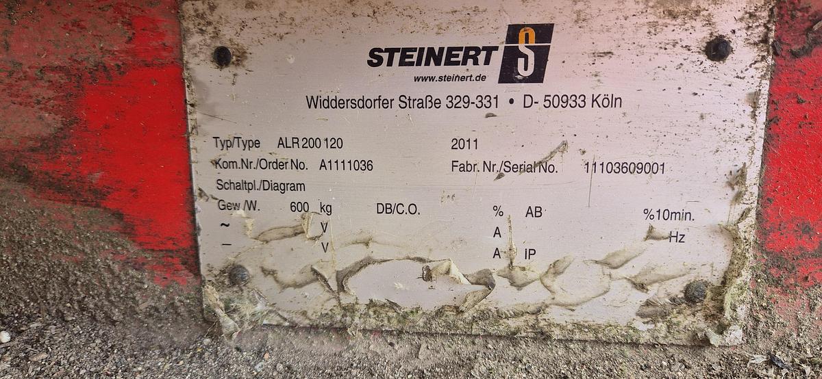 Used 2011 Steinert CanMaster ECS unit