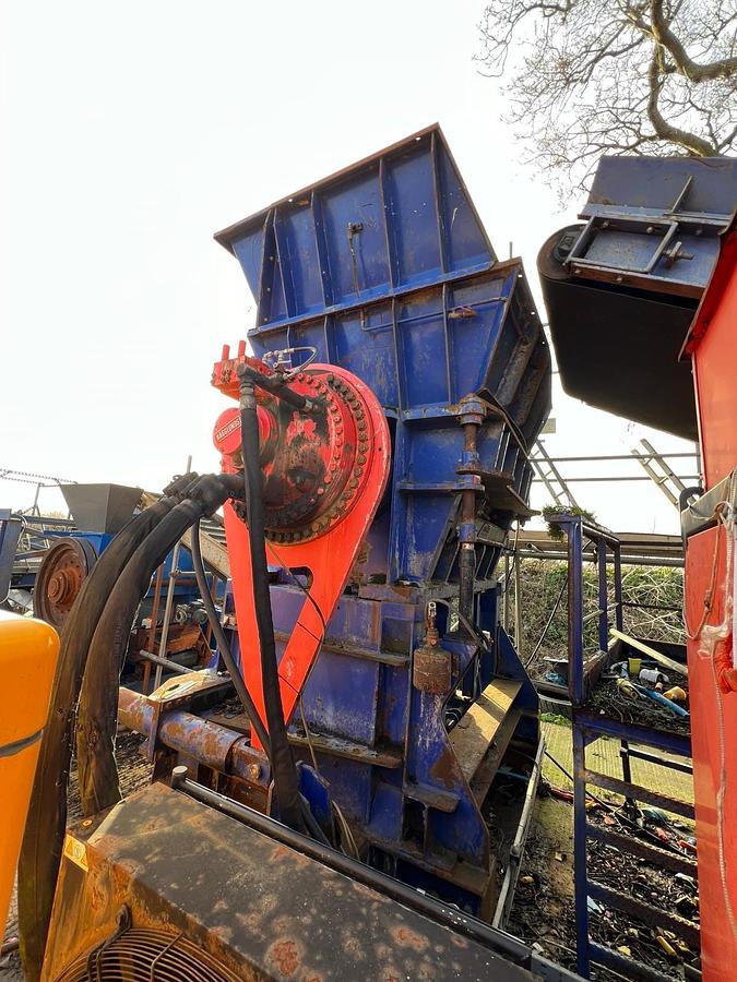 Used MTB 1700 Super Chopper Eldan 1200 Tyre Recycling Line