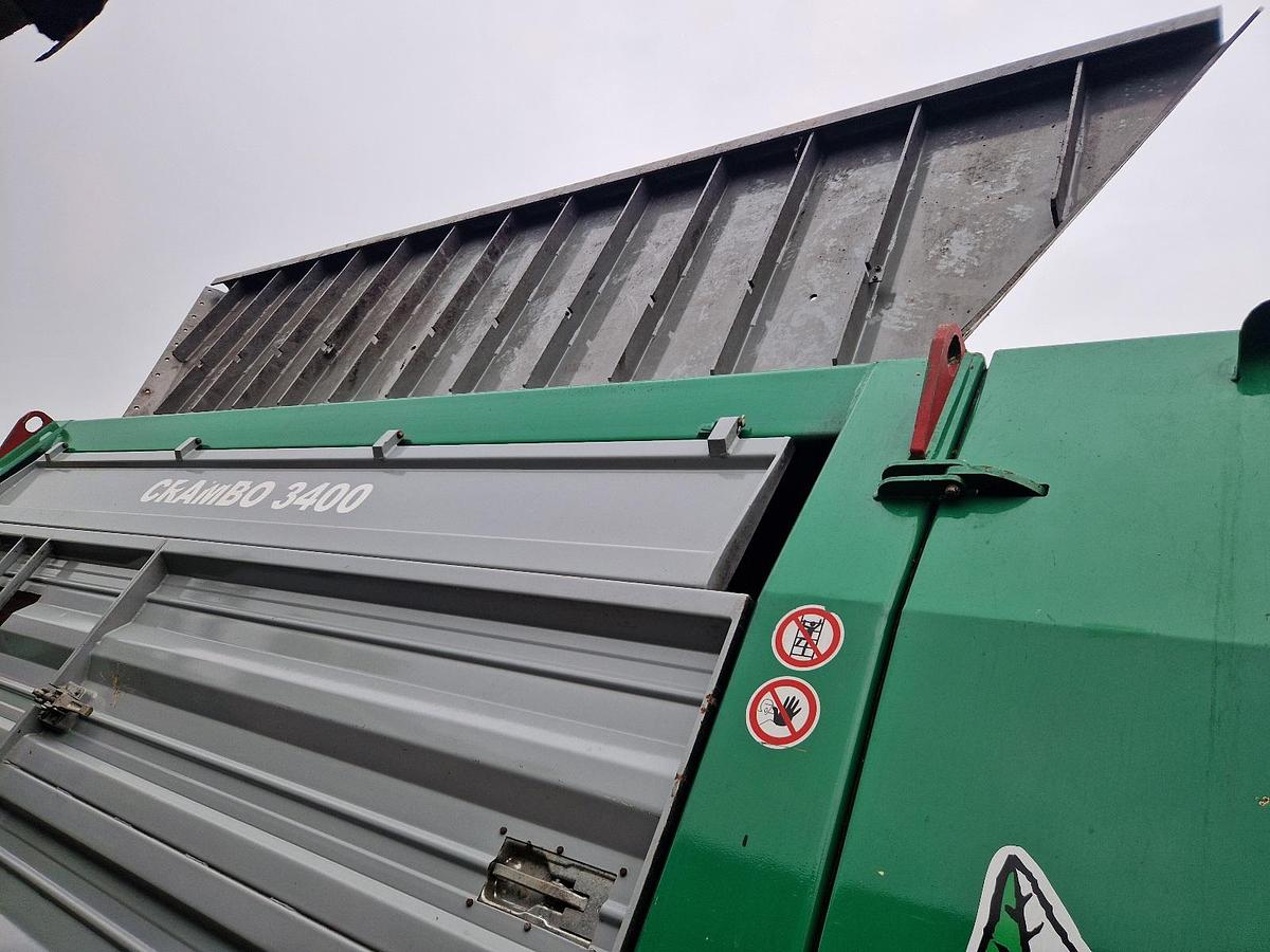 Used 2008 Komptech Crambo 3400 E Electric Twin-shaft Slow-speed Static Shredder