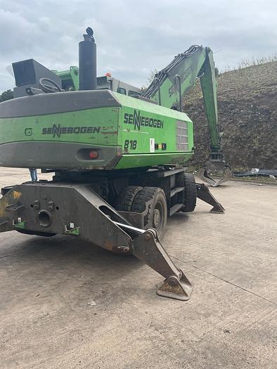 Used 2011 Sennebogen 818 Material Handler W/Arden S1102 Selector Grab 