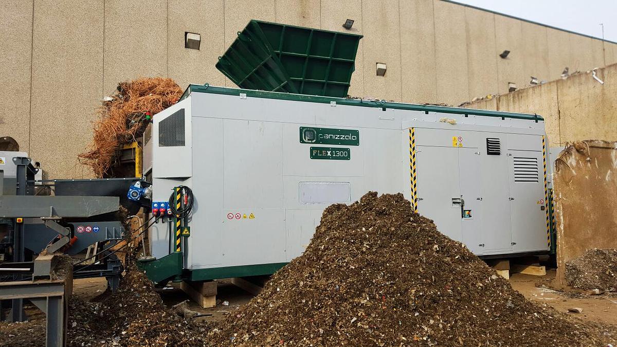 Panizzolo Flex 1300 Mobile Drum Hammer Mill