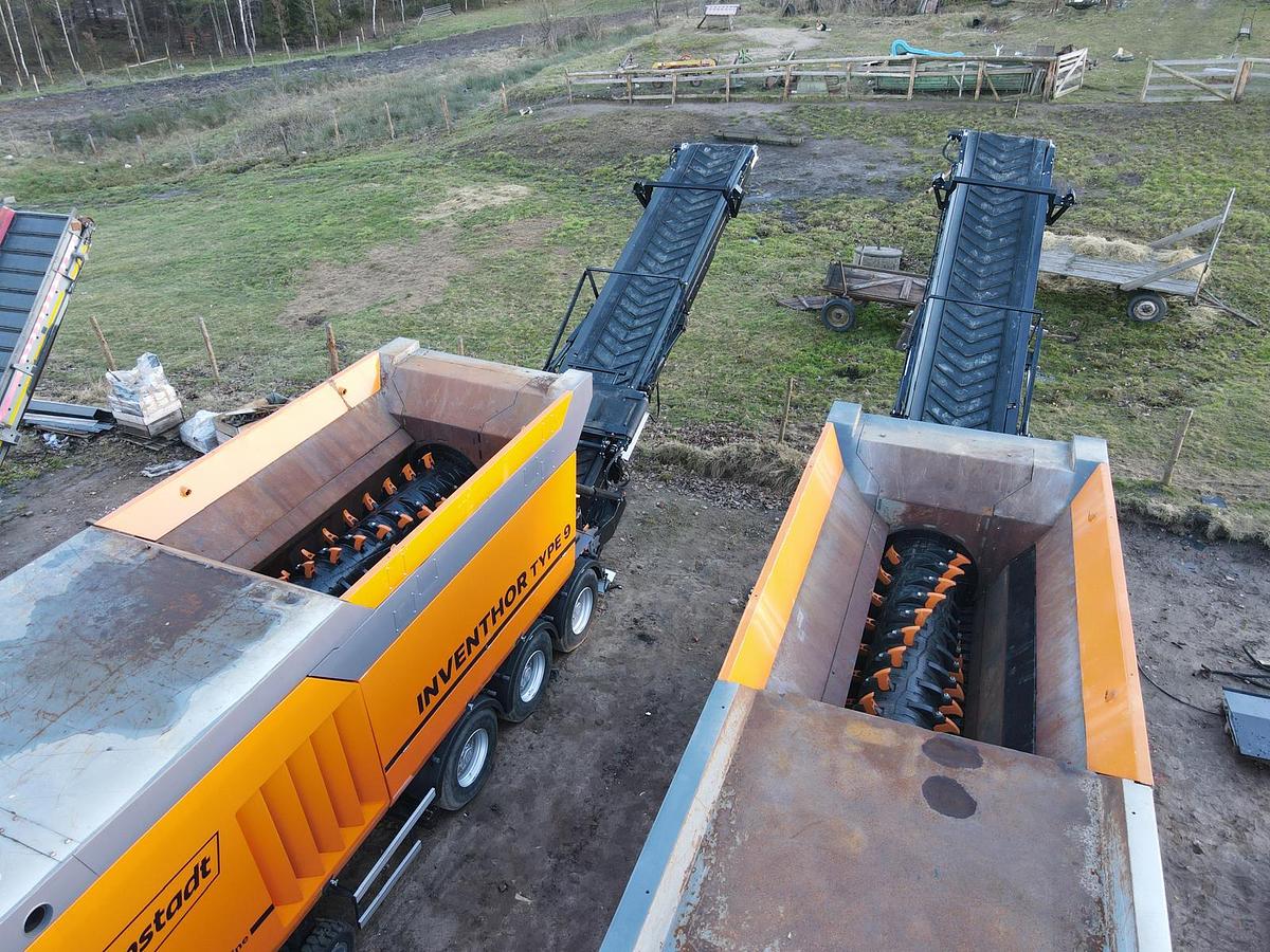 Used 2019 Doppstadt Inventhor 9 SA Slow-speed Shredder