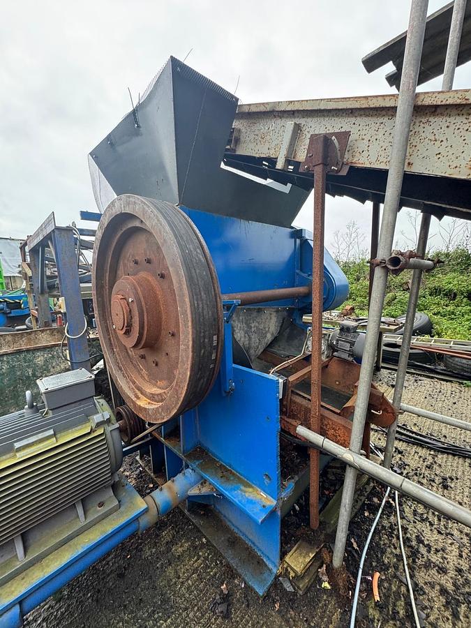 Used MTB 1700 Super Chopper Eldan 1200 Tyre Recycling Line