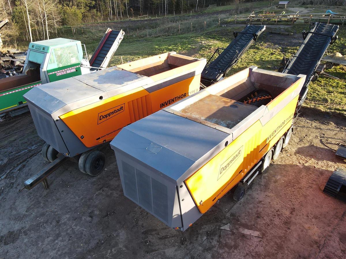 Used 2020 Doppstadt Inventhor 9 SA Slow-speed Shredder