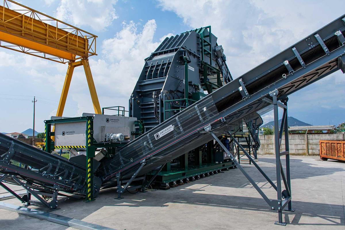 Used Panizzolo Mega 735 Stationary Hammer Mill.