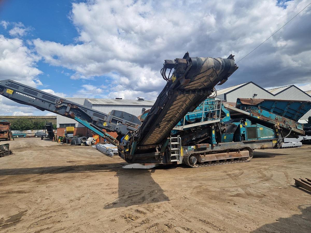 Used 2014 Powerscreen Warrior 1400X Tracked Screen Screener