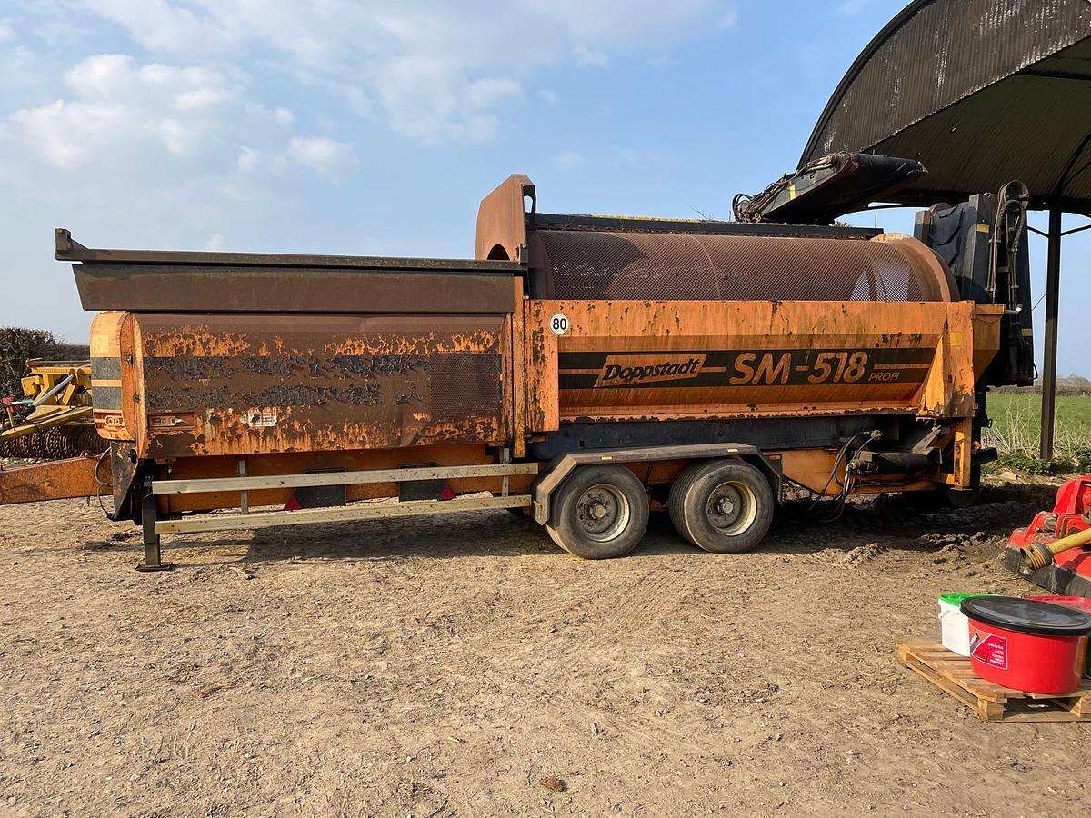 Used 2001 Doppstadt SM 518 Trommel Screen Screener 