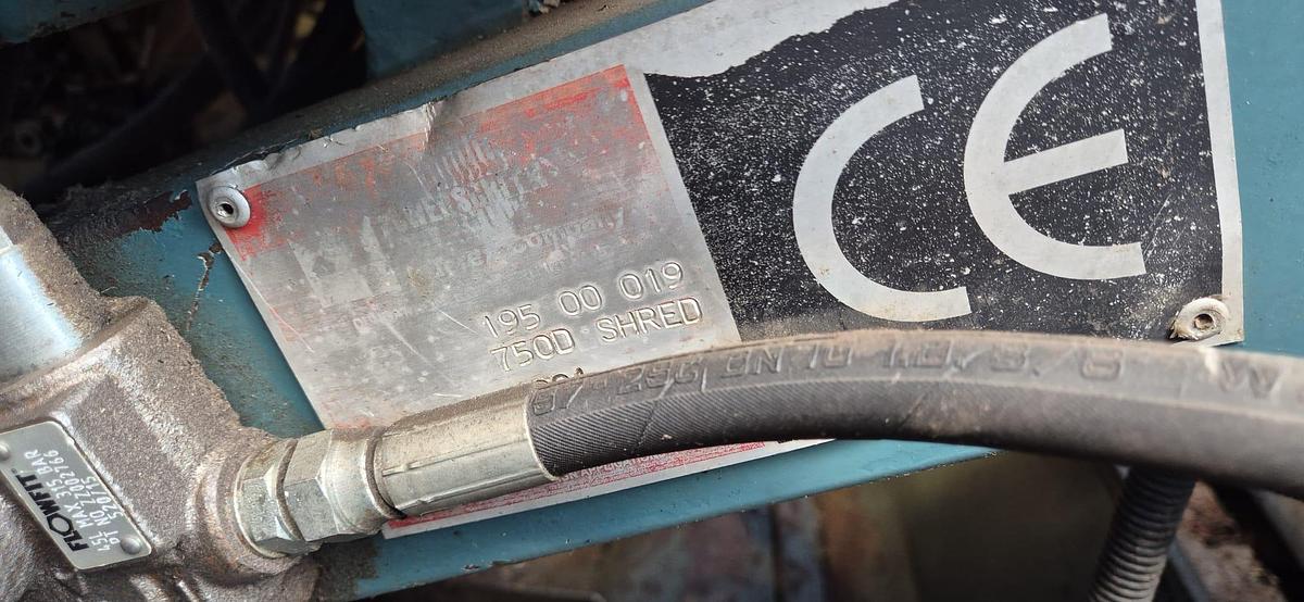 Used 2001 Hammel VB 750 D Slow-speed Twin-shaft Shredder