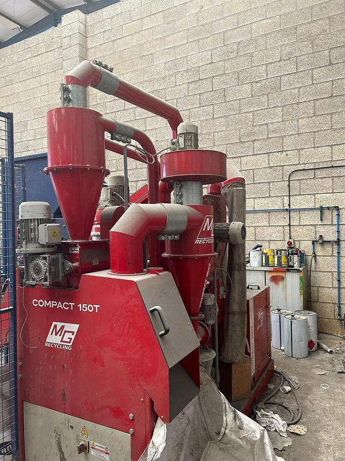 Used 2013 MG Recycling Compact 150 T Cable Granulation System